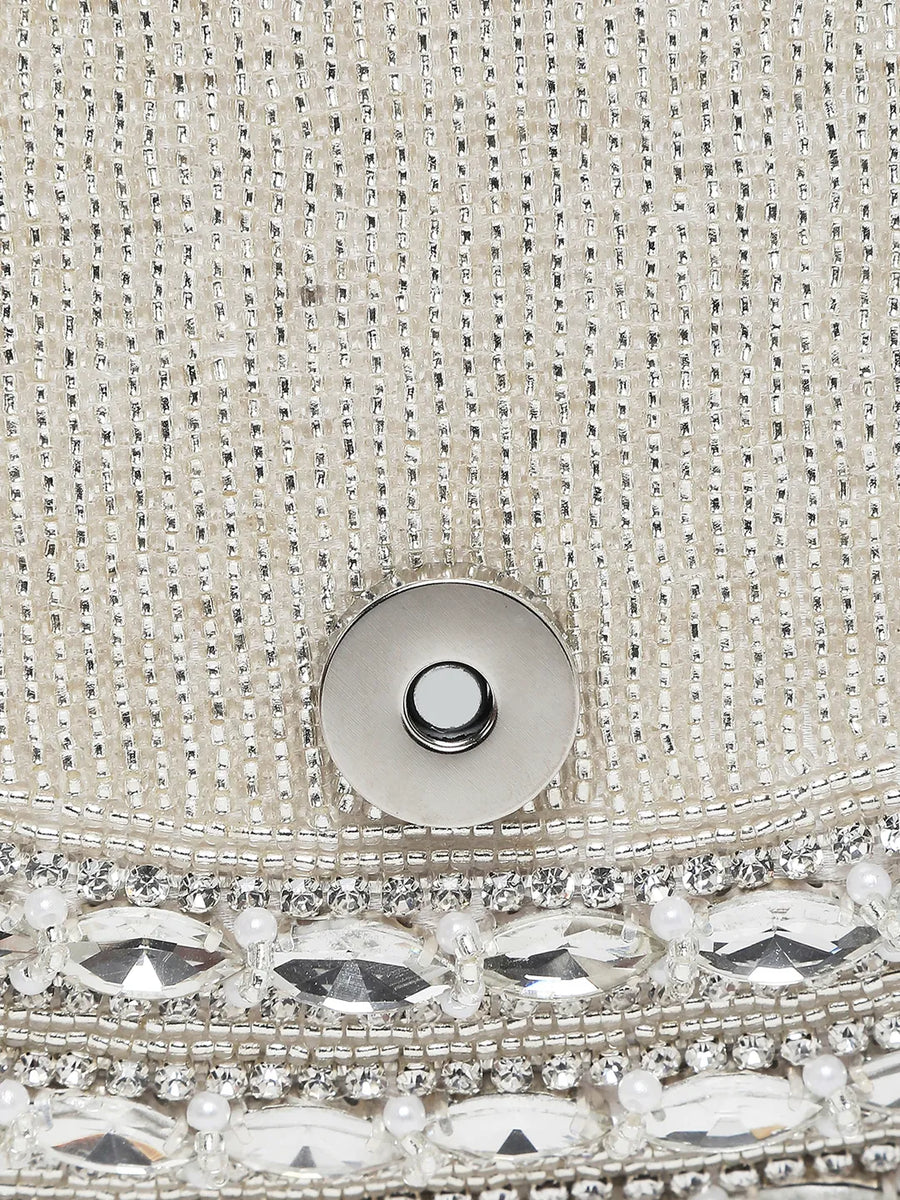 Shimmer Beads & Sequin Clutch Purses