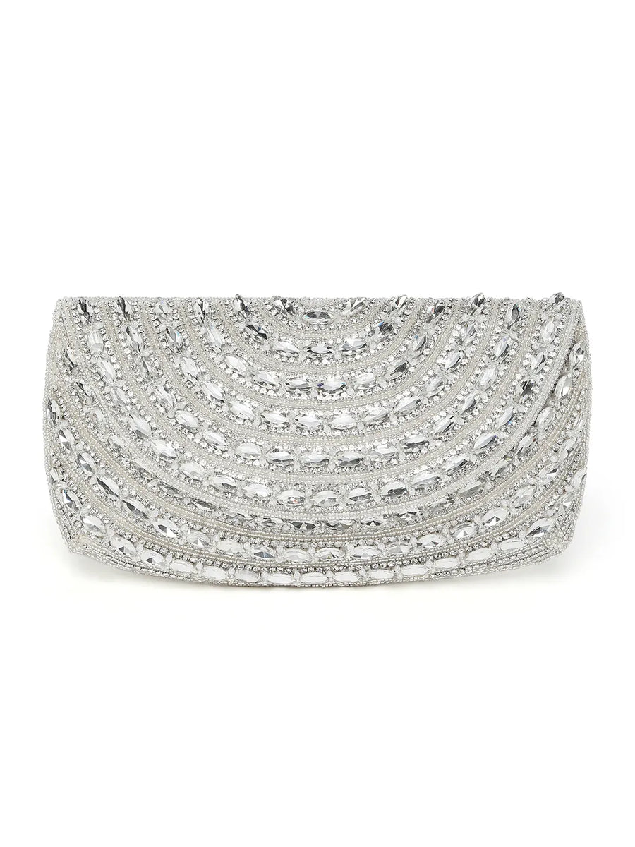 Shimmer Beads & Sequin Clutch Purses