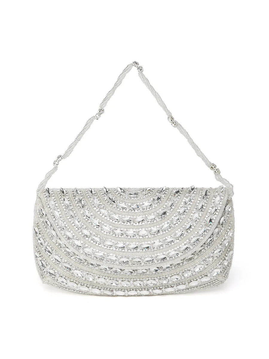 Shimmer Beads & Sequin Clutch Purses