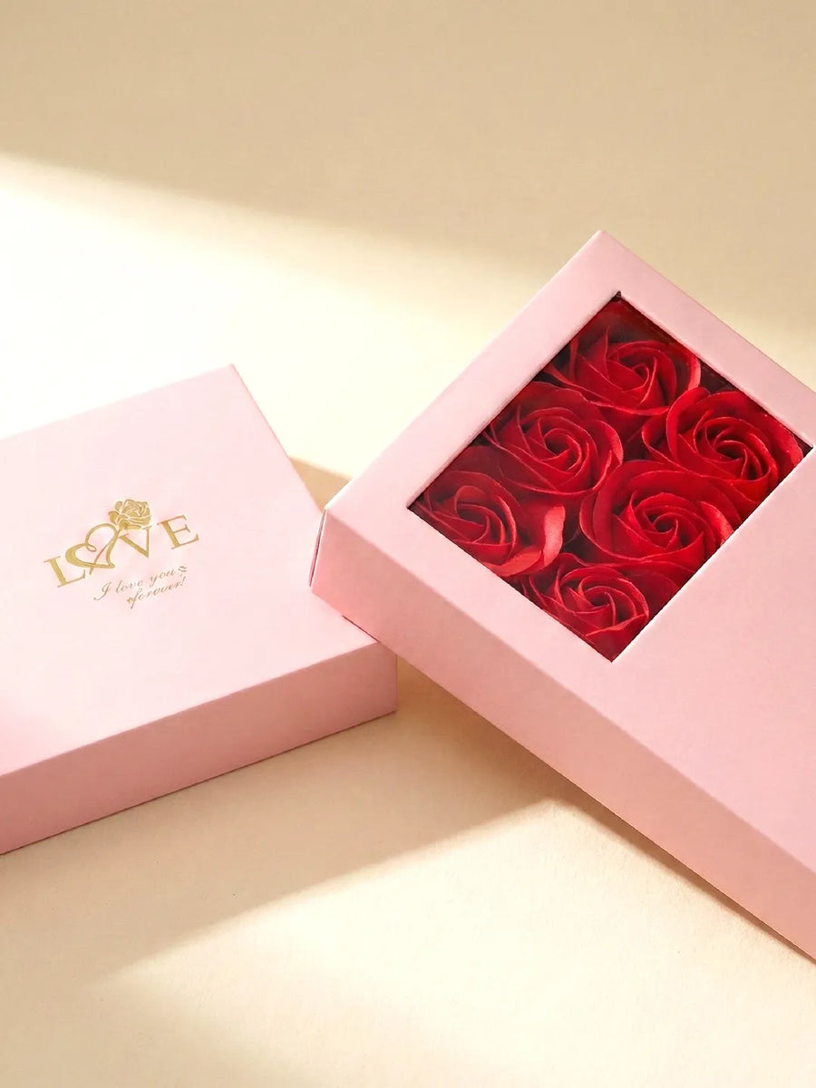 Ring and Necklace Box with Floral Accent
