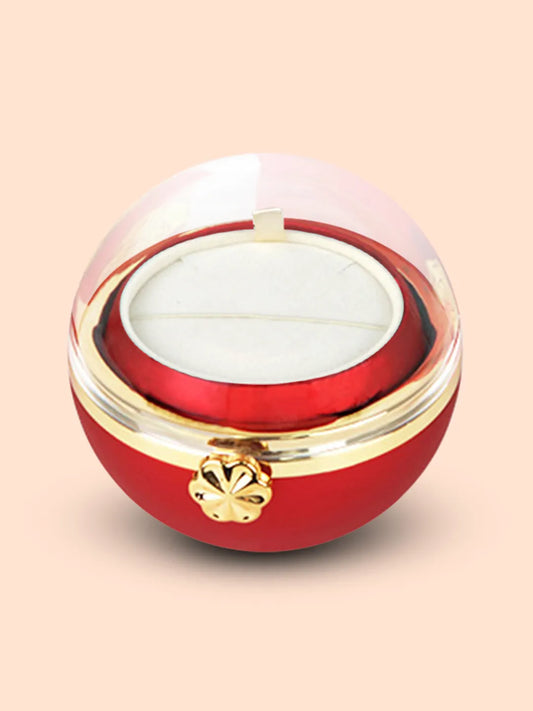 Romantic Round Ring Box Keepsake