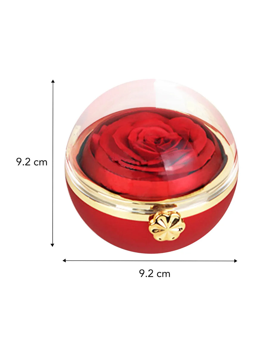 Romantic Round Ring Box Keepsake