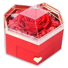 Minstely Preserved Rose and Necklace Box