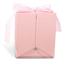 Cube Bracelet and Necklace Box with Rose