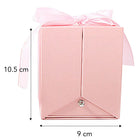 Cube Bracelet and Necklace Box with Rose