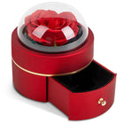 Designer Ring and Bracelet Box with Rose