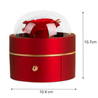 Designer Ring and Bracelet Box with Rose