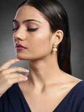 CZ Drops Jhumki Earrings | Peora Traditional CZ Jewellery

