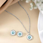 Evil Eye CZ Pendant Set by Peora – Protective Fashion Jewellery

