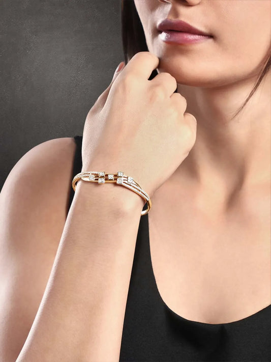 Glow CZ Kada Bracelet by Peora – Radiant Fashion Jewellery

