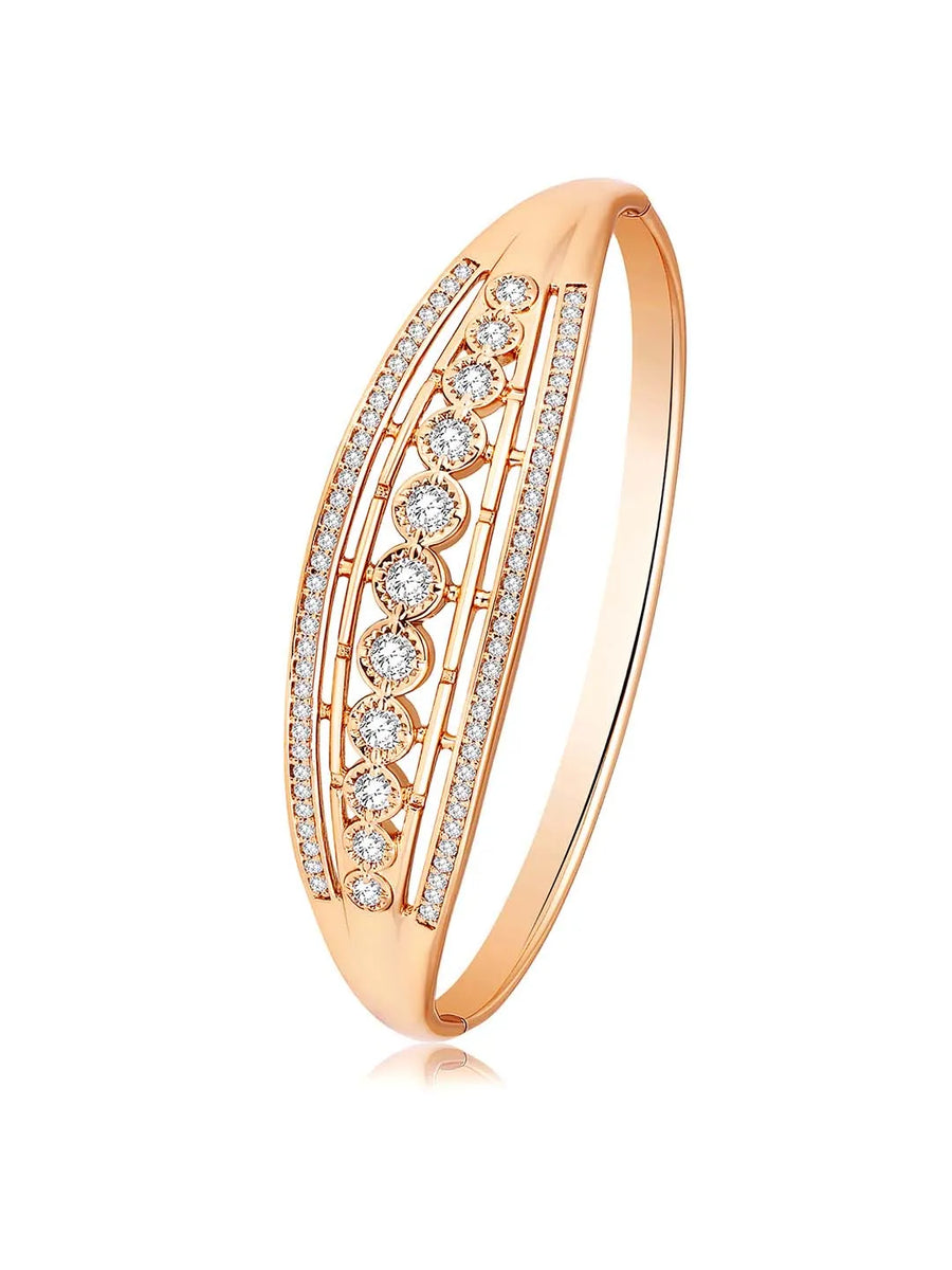Brilliance CZ Kada Bracelet by Peora – Sparkling Fashion Jewellery

