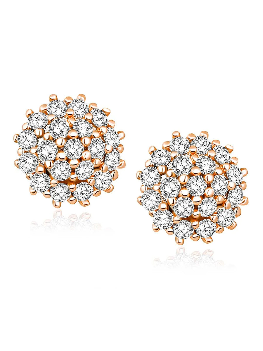 CZ Luxe Stud Earrings by Peora – Premium Fashion Jewellery

