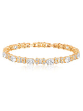 Brilliant Shine CZ Studded Bracelet