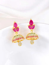 CZ Jhumki Earrings | Find Sparkling Jewellery at Peora

