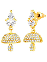 CZ Jhumki Earrings | Find Sparkling Jewellery at Peora

