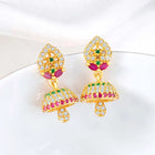 CZ Jhumki Drops Earrings | Elegant Jewellery by Peora

