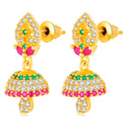 CZ Jhumki Drops Earrings | Elegant Jewellery by Peora

