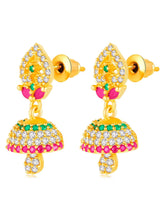 CZ Jhumki Drops Earrings | Elegant Jewellery by Peora

