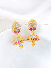 CZ Jhumki Drops Earrings | Elegant Jewellery by Peora

