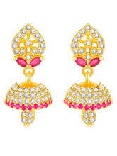 CZ Jhumki Drops Earrings | Elegant Jewellery by Peora

