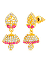 CZ Jhumki Drops Earrings | Elegant Jewellery by Peora

