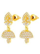 CZ Jhumki Drops Earrings | Elegant Jewellery by Peora

