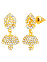 CZ Jhumki Drops Earrings | Elegant Jewellery by Peora

