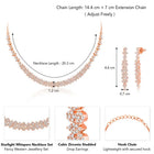 CZ Necklace Set – Sophisticated Jewellery Designs by Peora
