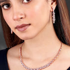 CZ Necklace Set – Sophisticated Jewellery Designs by Peora
