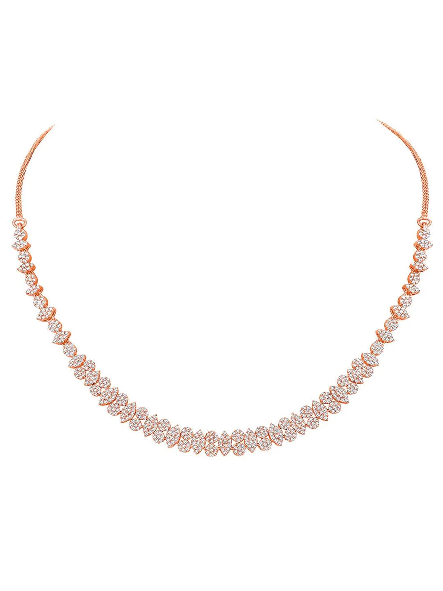 CZ Necklace Set – Sophisticated Jewellery Designs by Peora
