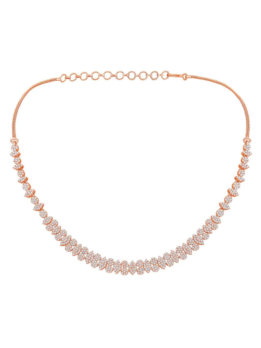 CZ Necklace Set – Sophisticated Jewellery Designs by Peora
