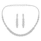 CZ Necklace Set – Sophisticated Jewellery Designs by Peora
