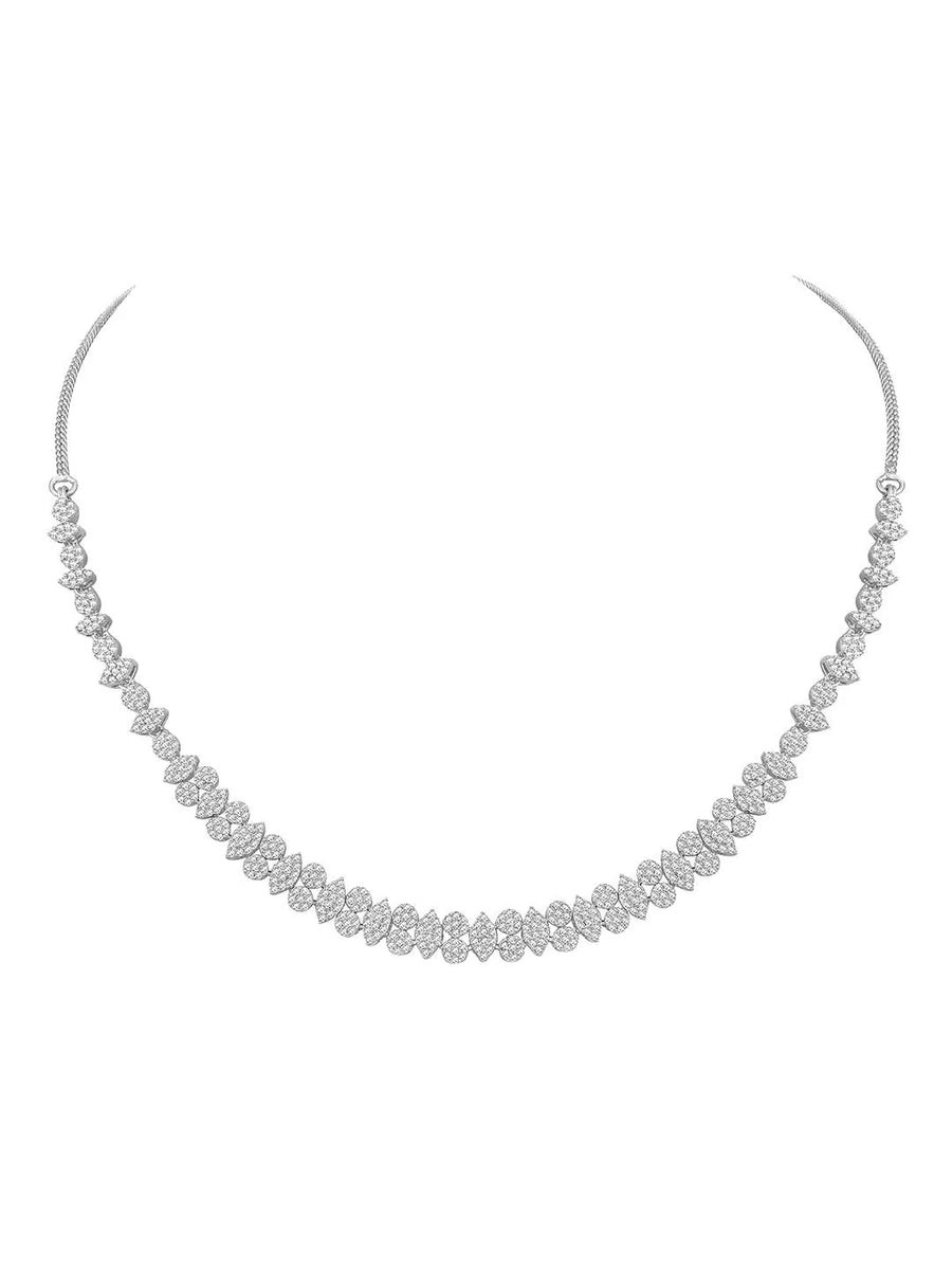 CZ Necklace Set – Sophisticated Jewellery Designs by Peora
