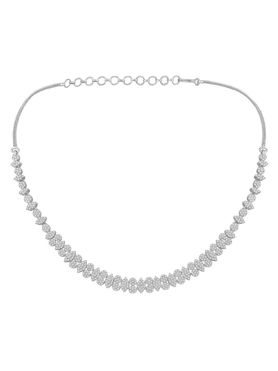 CZ Necklace Set – Sophisticated Jewellery Designs by Peora
