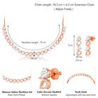 CZ Necklace Set – Classic Sparkling Jewellery by Peora
