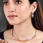 CZ Necklace Set – Classic Sparkling Jewellery by Peora
