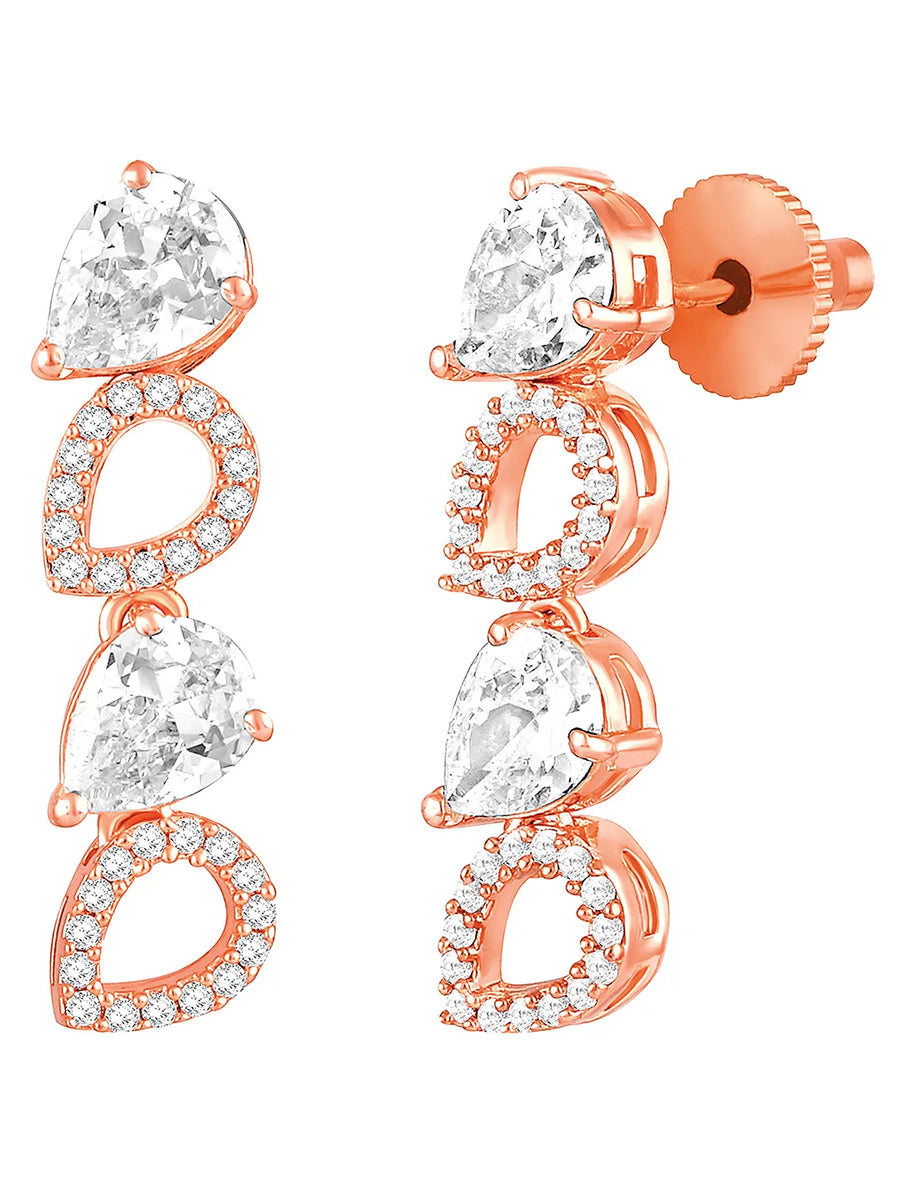 CZ Necklace Set – Classic Sparkling Jewellery by Peora
