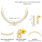 CZ Necklace Set – Classic Sparkling Jewellery by Peora
