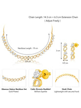 CZ Necklace Set – Classic Sparkling Jewellery by Peora
