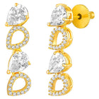 CZ Necklace Set – Classic Sparkling Jewellery by Peora
