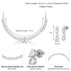 CZ Necklace Set – Classic Sparkling Jewellery by Peora
