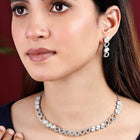 CZ Necklace Set – Classic Sparkling Jewellery by Peora
