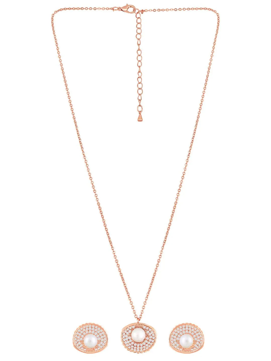 Pearls Chic Pendant Set – Timeless Pearl Jewellery by Peora
