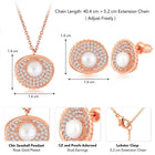 Pearls Chic Pendant Set – Timeless Pearl Jewellery by Peora

