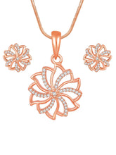 Floral Pendant Set | Elegant Fashion Jewellery by Peora Fashions