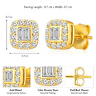 Refined CZ Classic Stud Earrings
