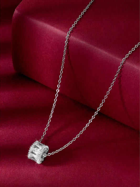 CZ Studded Pendant by Peora – Sparkling Fashion Jewellery

