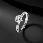 Solitaire Ring by Peora – Elegant Sparkle, Timeless Design