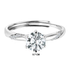 Solitaire Ring by Peora – Elegant Sparkle, Timeless Design