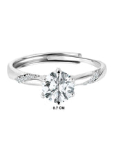 Solitaire Ring by Peora – Elegant Sparkle, Timeless Design